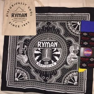 Nashville Ryman Auditorium socks and handkerchief